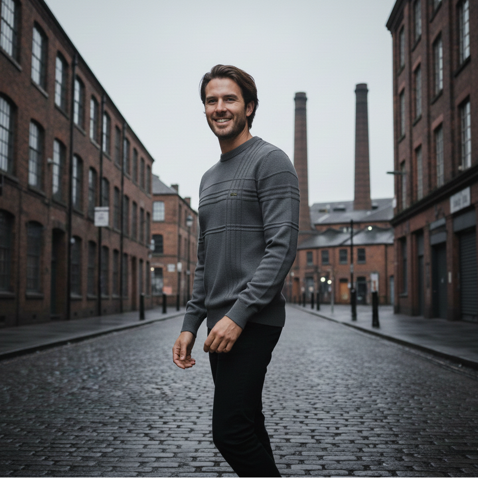 Premium Cotton Pique Sweater (Clearance)