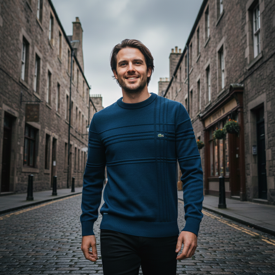 Premium Cotton Pique Sweater (Clearance)