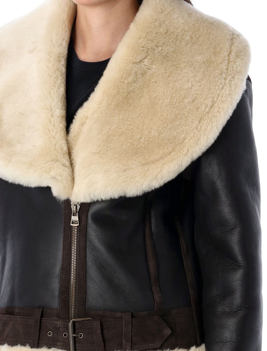 JW Anderson Leather Aviator Jacket
