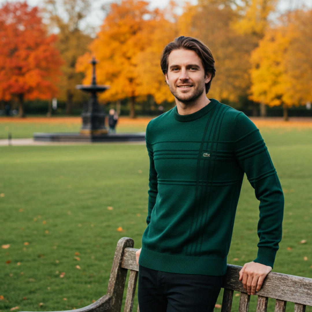 Premium Cotton Pique Sweater (Clearance)