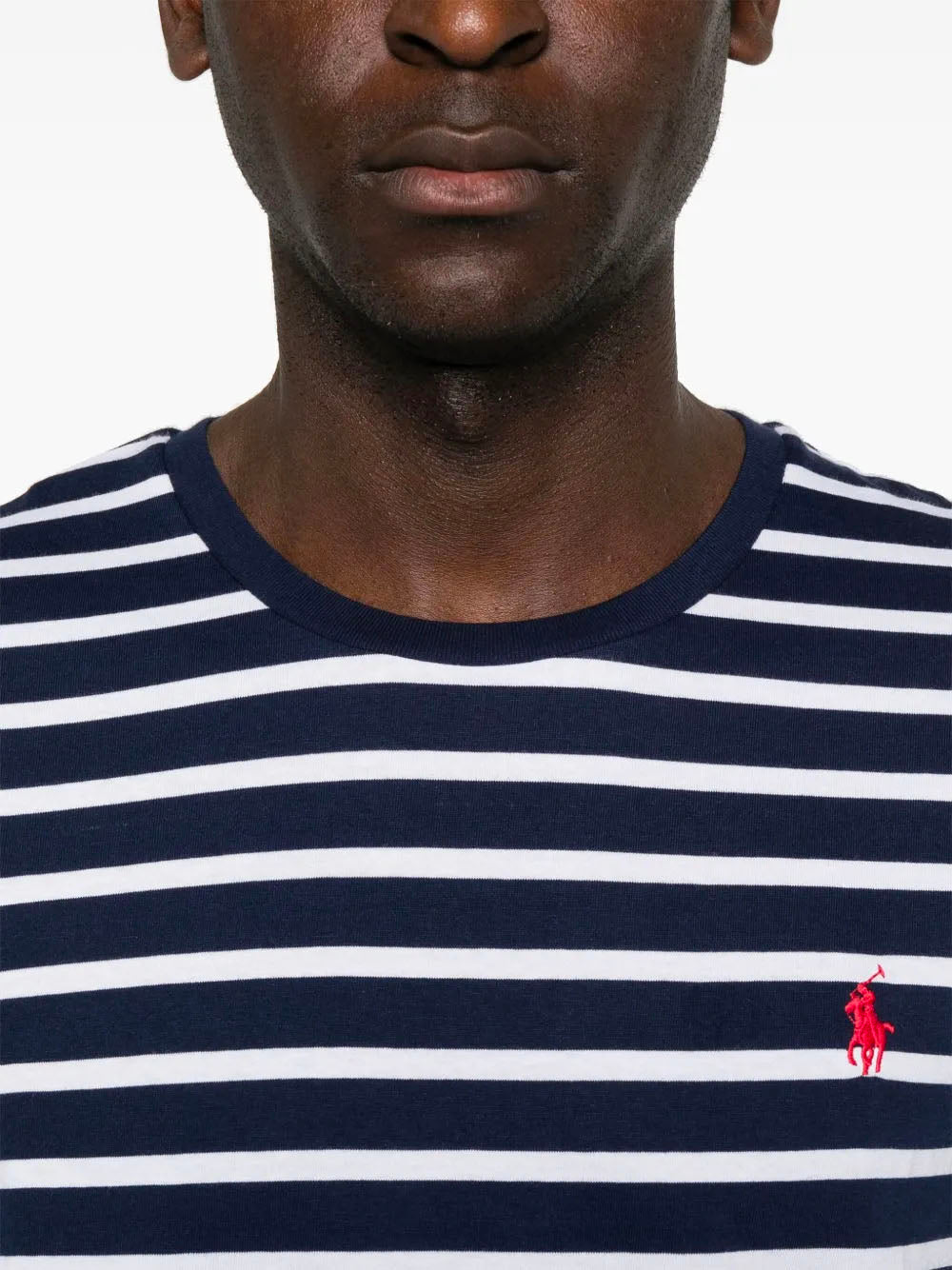 T-shirt a righe slim fit personalizzata