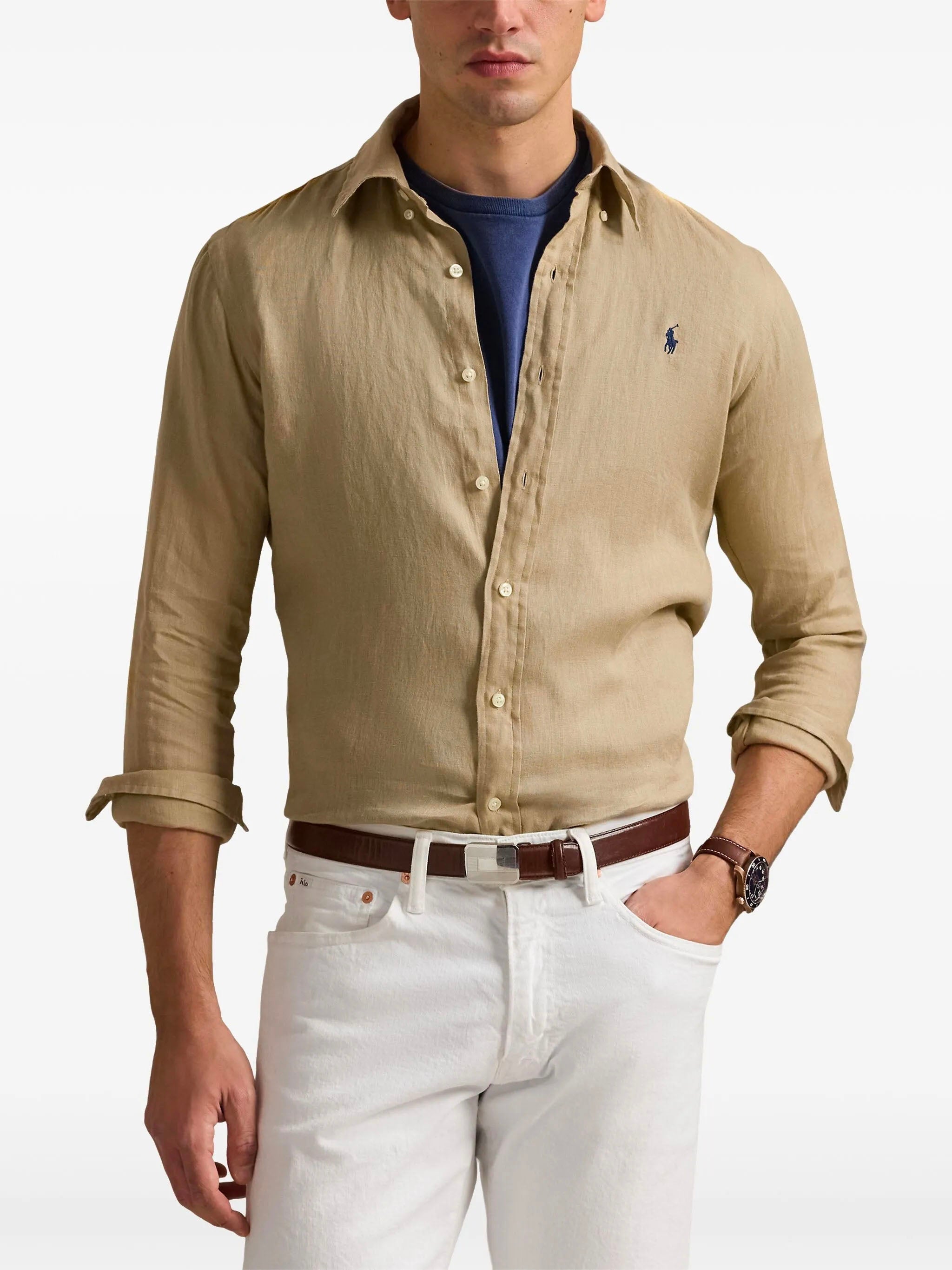 Custom-Fit Linen Shirt